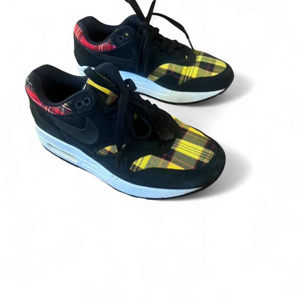Nike Woman's Tartan Plaid Air Max 1 Se Preppy Sneakers SZ 7 - Picture 2 of 6